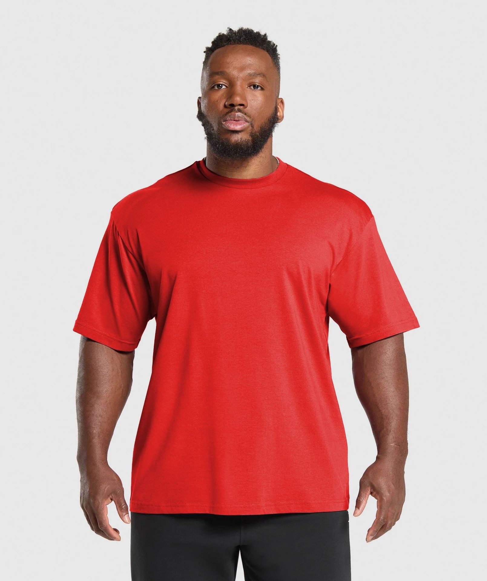 Men's Running Fitness T-Shirt Casual Breathable Loose-Fitting Top photo 2