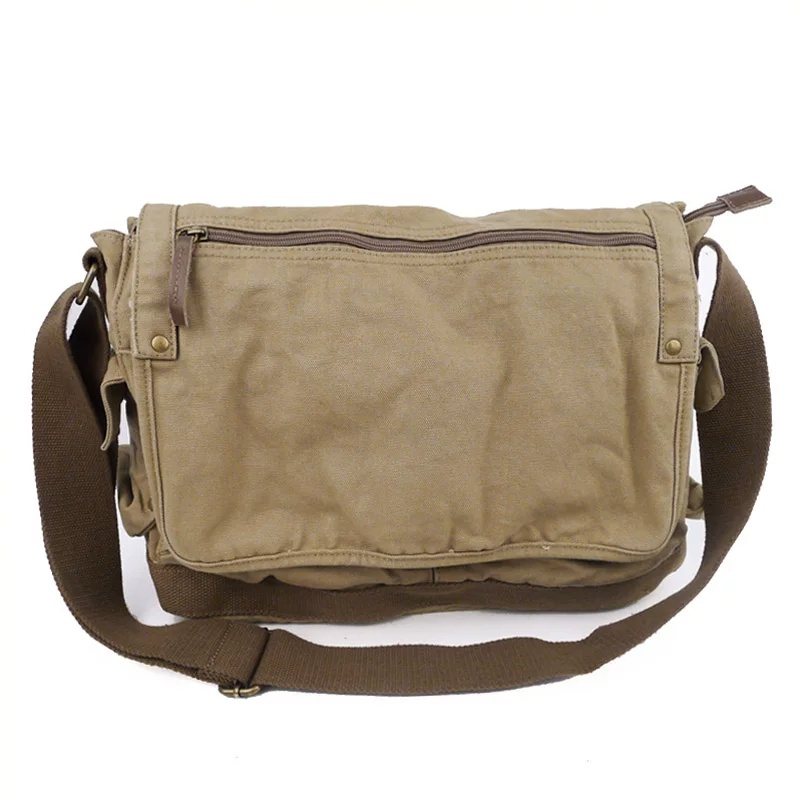 Casual Large Capacity Canvas Crossbody Bag photo 3