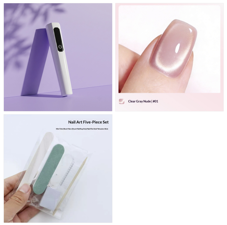 Cat-eye Shaped Gel Magnetic Nail Art Pen Set photo 5