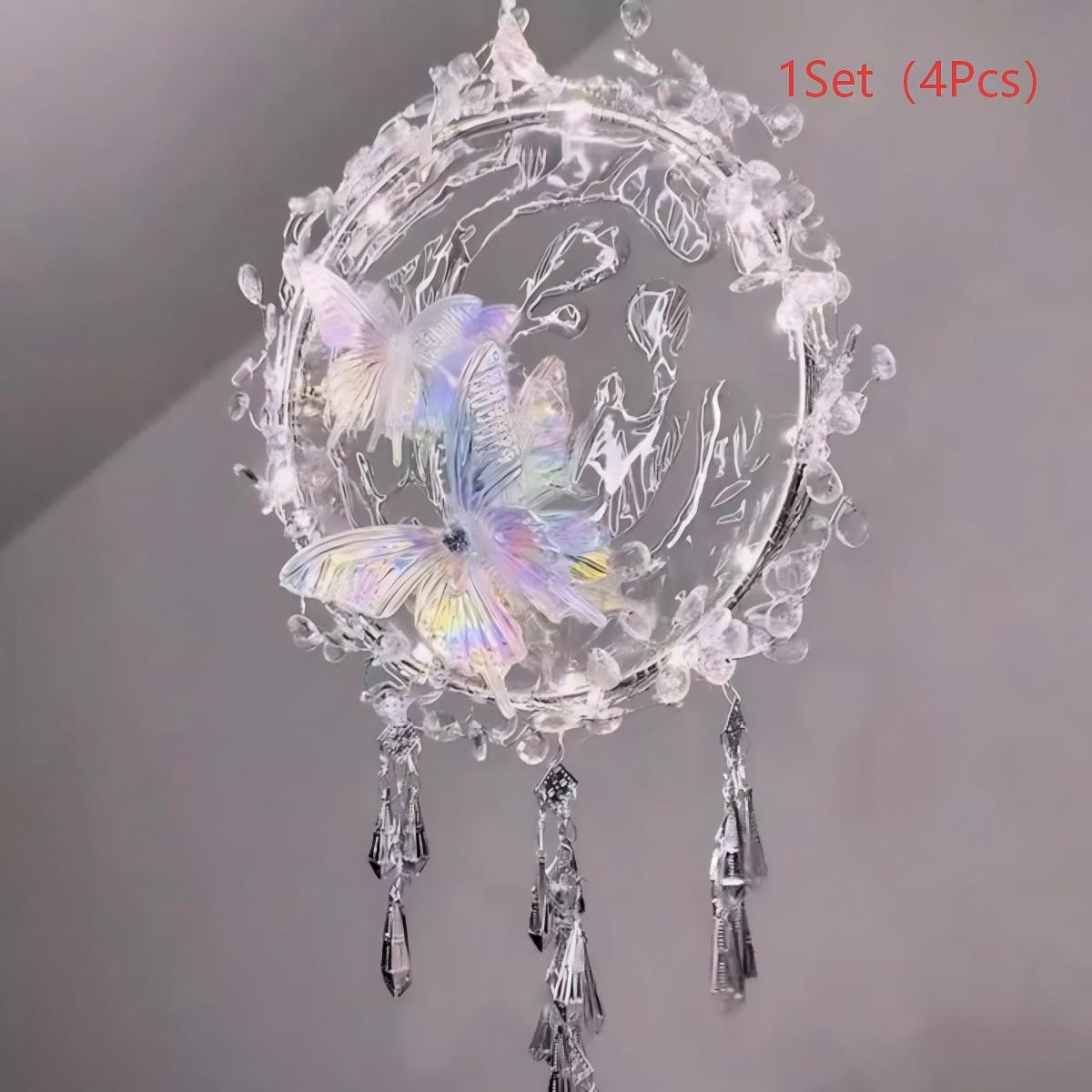 Water Flow Butterfly Night Light Pendant Complete Material Kit photo 2