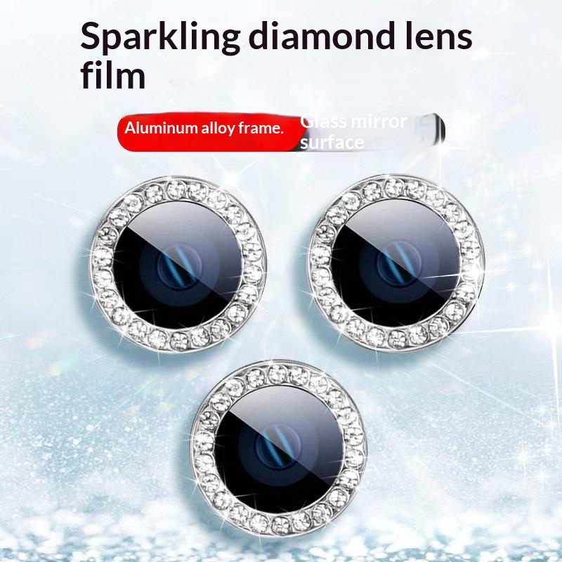 Mobile Phone Rhinestone Lens Protector photo 1