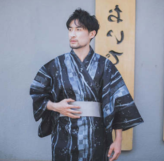 Traditional Japanese Men's Kimono And Yukata photo 2