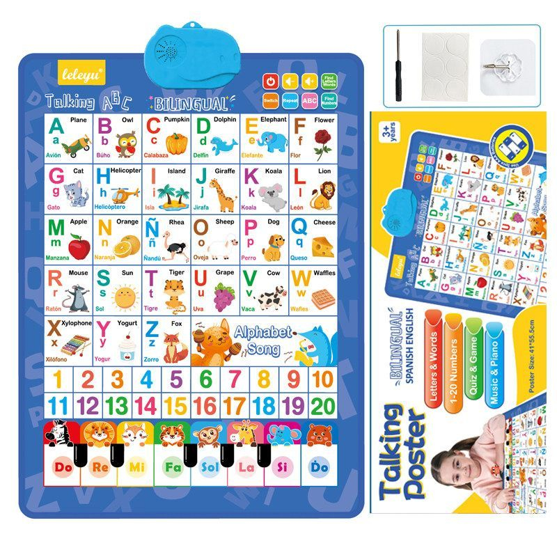 Bilingual Letter Word Audio Chart photo 1