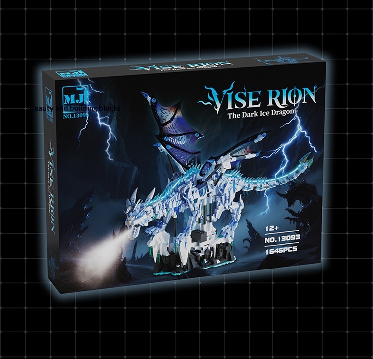 Frost Dragon Children's Educational Small-Particle Building Block Toy photo 2