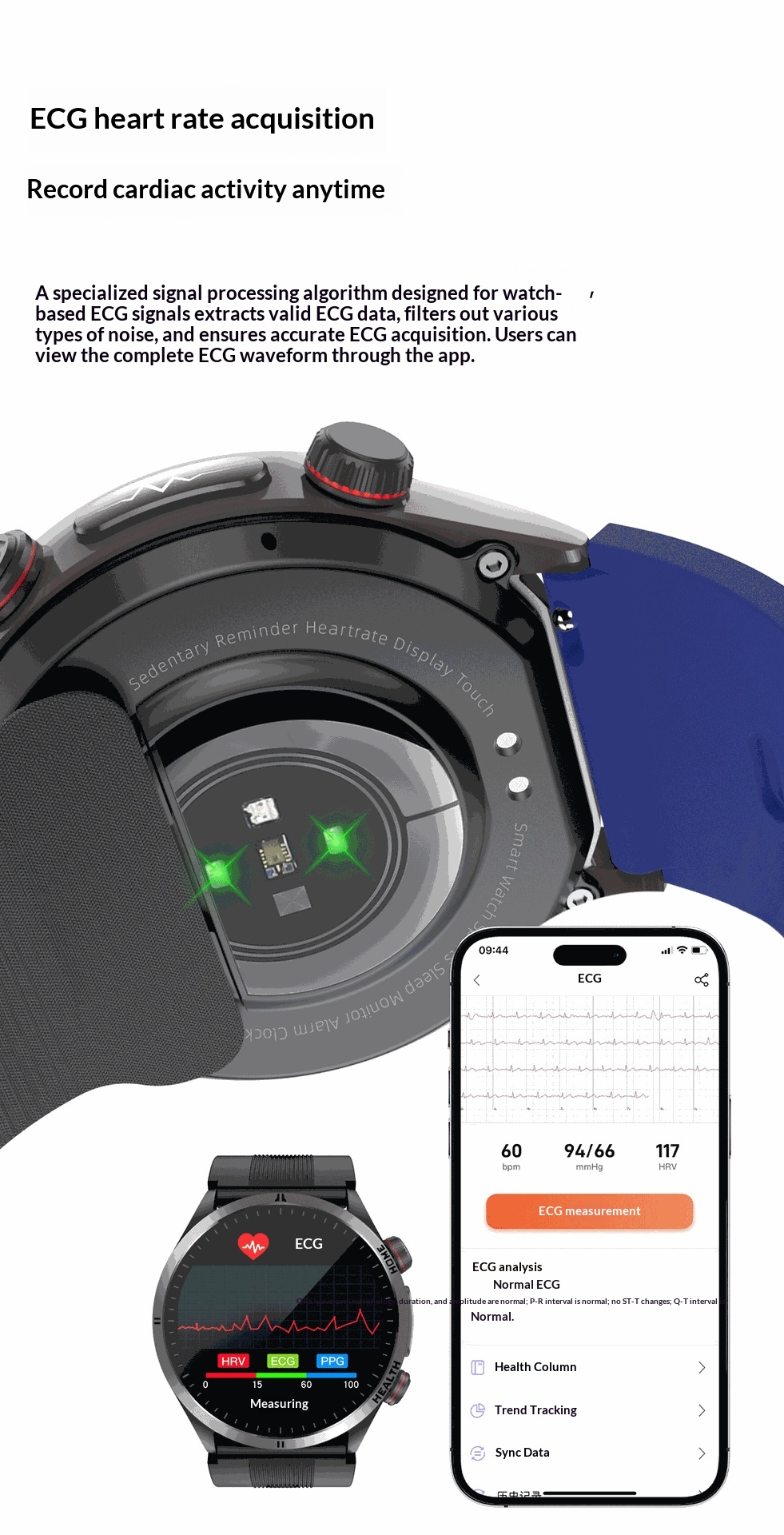Bluetooth Blood Oxygen Fitness Watch photo 4