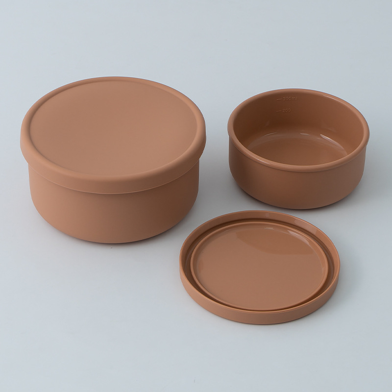 Round Silicone Lunch Box Is Microwave-safe photo 8