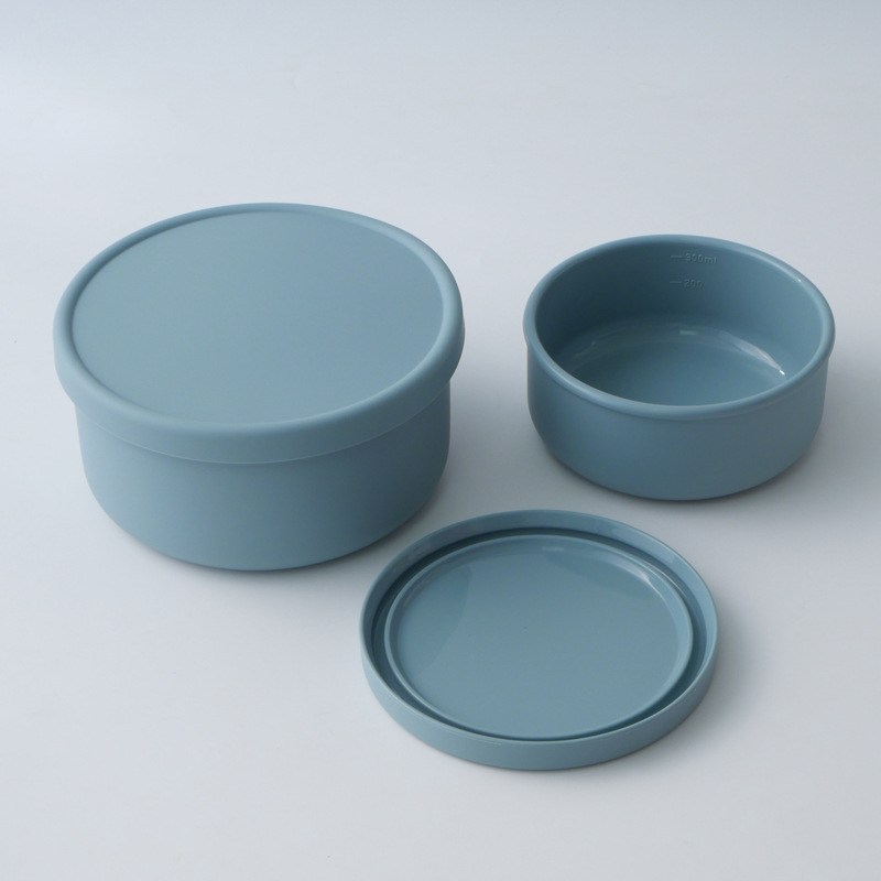 Round Silicone Lunch Box Is Microwave-safe photo 5