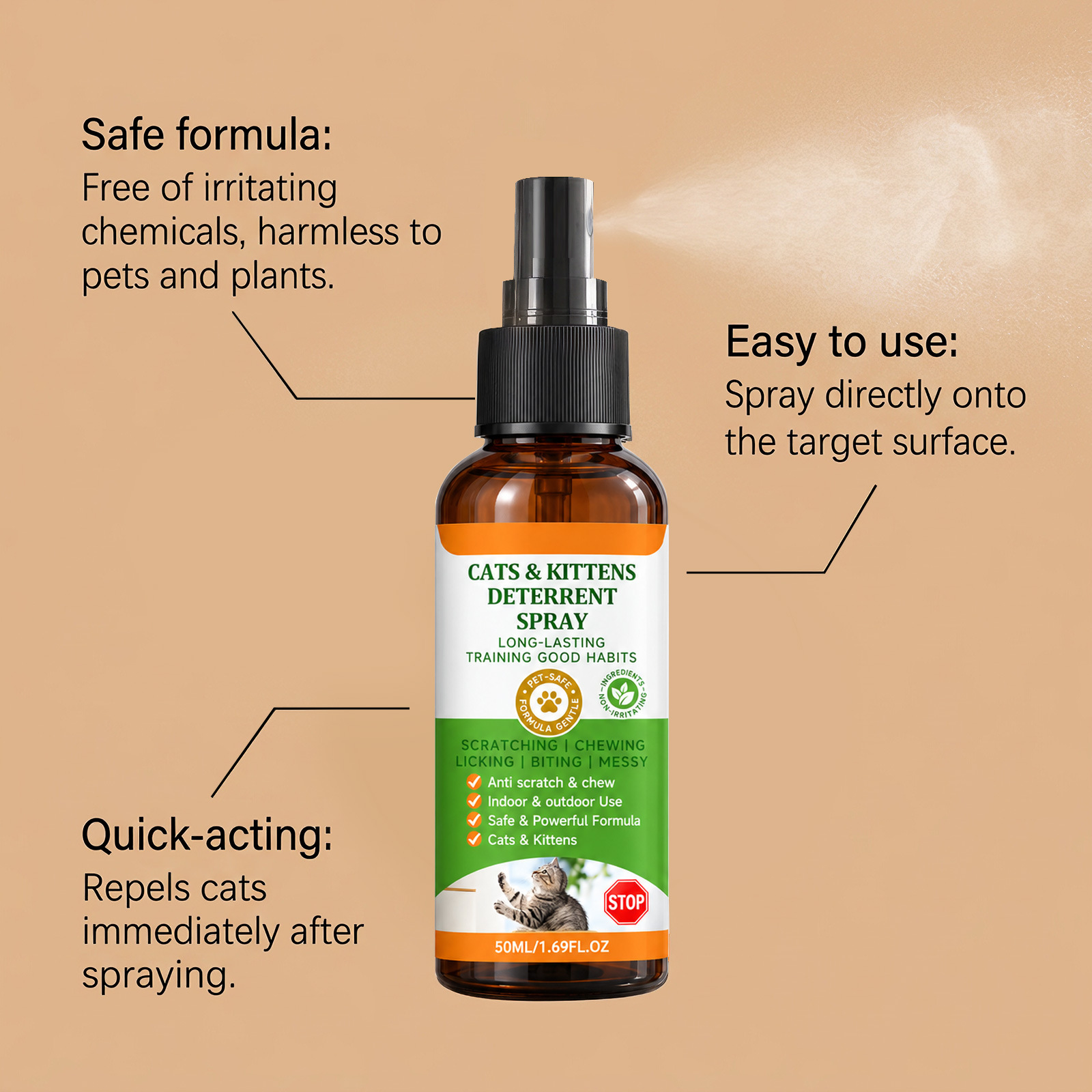 Cat Scratch Prevention Training Spray photo 5