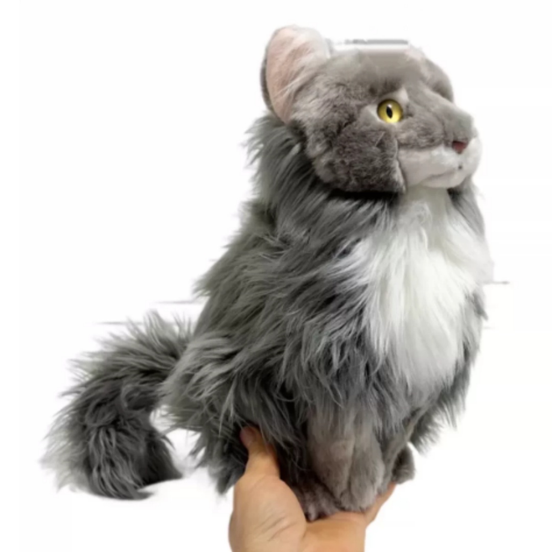 Cute Maine Coon Cat Doll, High-quality Plush Toy photo 3