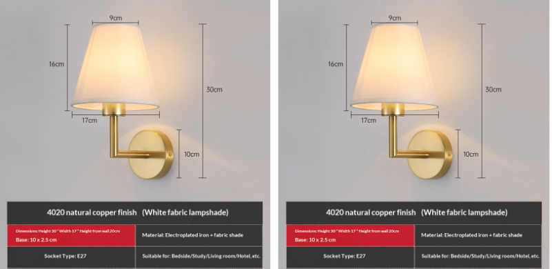American-style Wall Lamp Charging Bulb photo 6