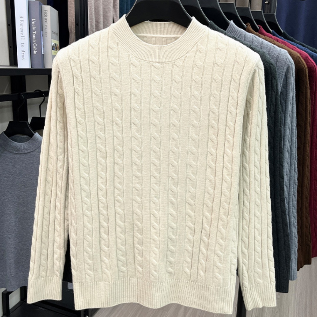 Stylish Casual Versatile And Warm Wool Base Sweater photo 1