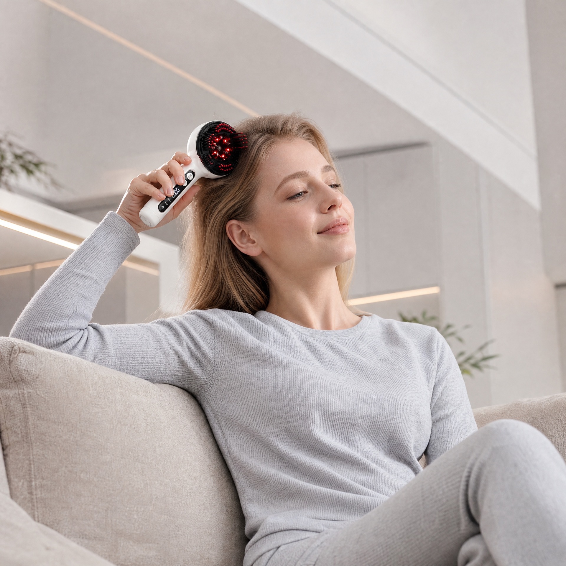 Red Light Nebulizing Electric Massage Comb photo 5
