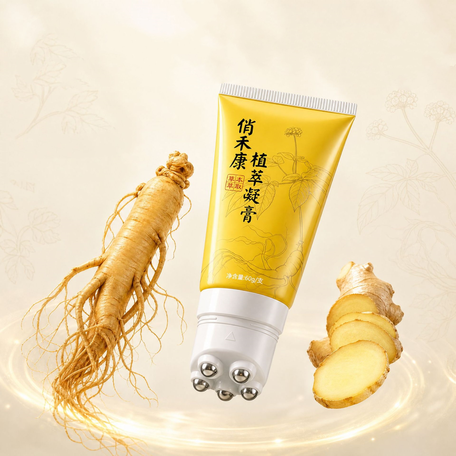 Herbal Extract Gel Shoulder Neck & Joint Massage Balm photo 3