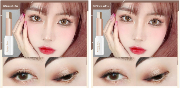 Rotating Gradient Two-Color Eyeshadow Stick photo 6