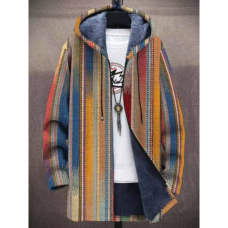 Winter Printed Fleece-lined Thickened Windproof Jacket photo 6