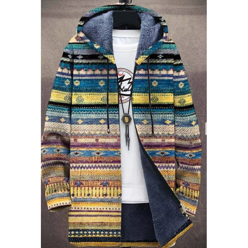 Winter Printed Fleece-lined Thickened Windproof Jacket photo 7