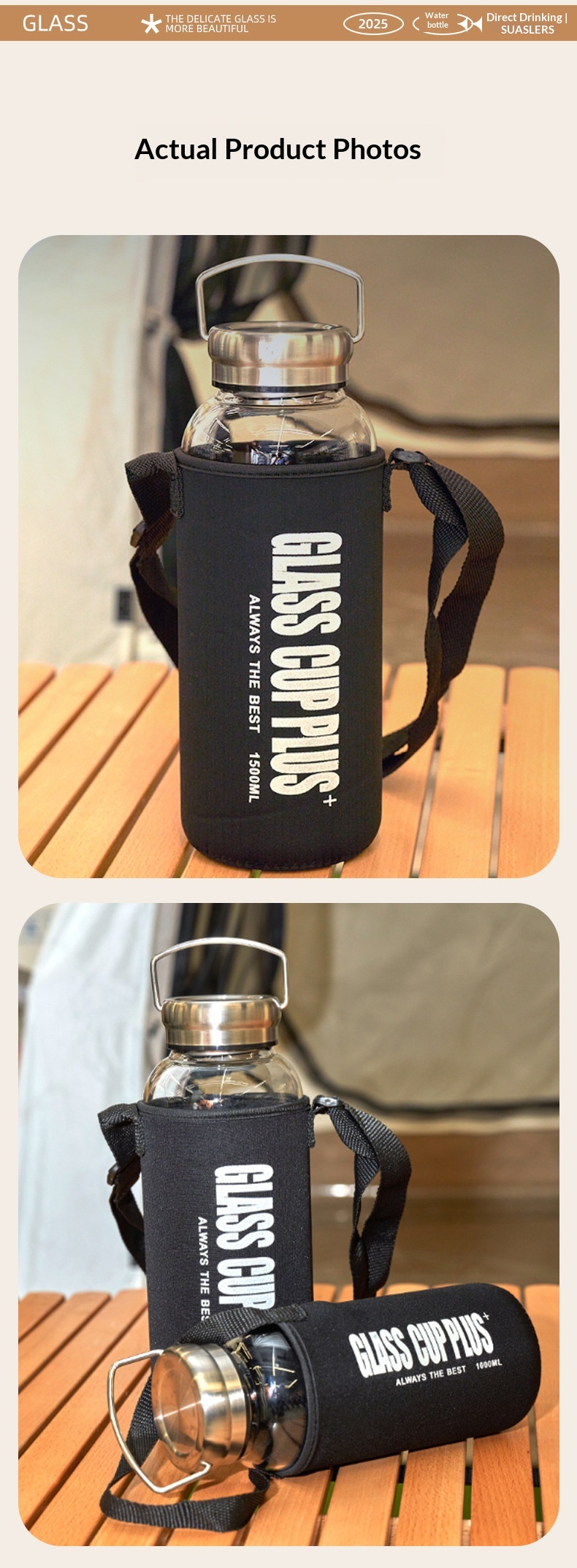 Outdoor Portable Sports Water Bottle photo 4