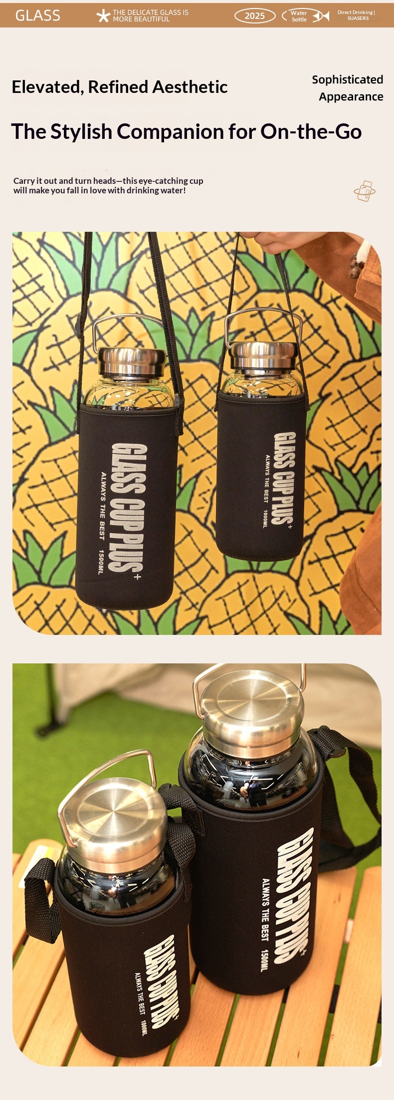 Outdoor Portable Sports Water Bottle photo 3