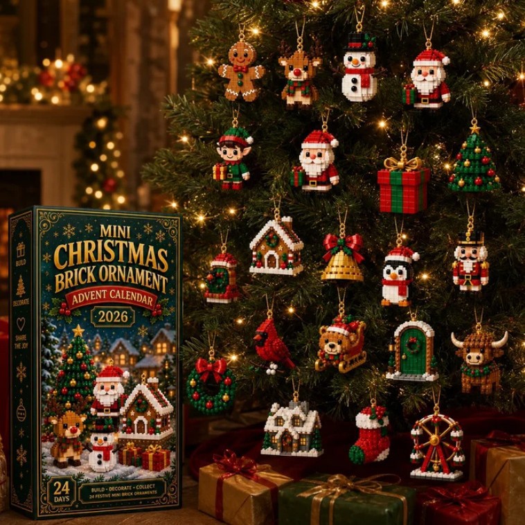 24Day Mini Christmas BrickOrnament Advent Calendar photo 5