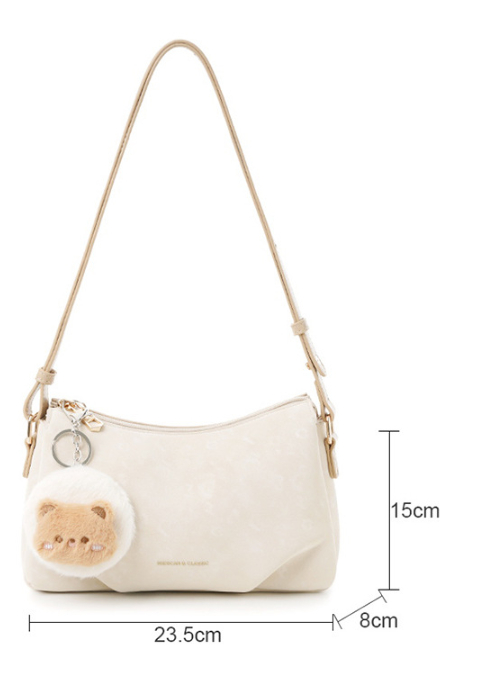 Light-colored Single Shoulder Crossbody Bag photo 5