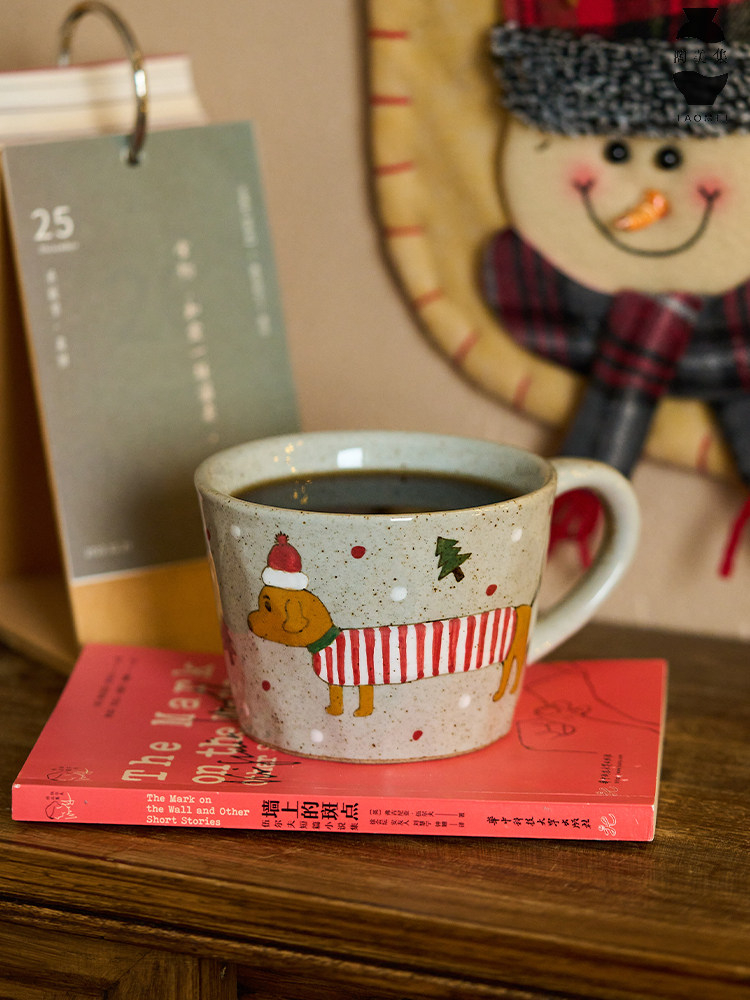 Taomeiji Retro Christmas Tea Cup High-Style Mug photo 5