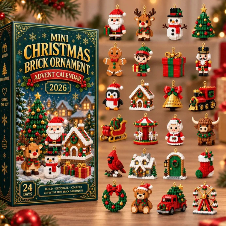 24Day Mini Christmas BrickOrnament Advent Calendar photo 6