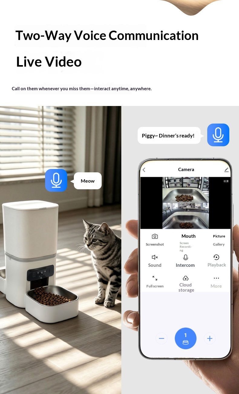 Smart Automatic Pet Feeder For Home Use photo 4