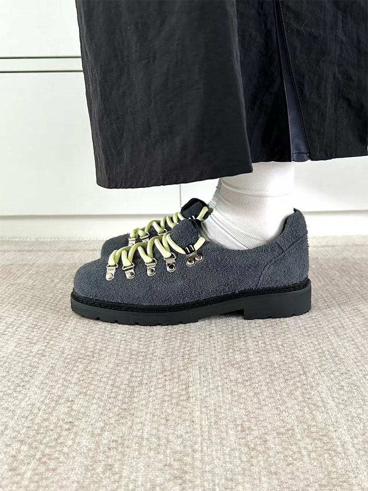 Leather-lined Hiking Derby Shoes For Men photo 4