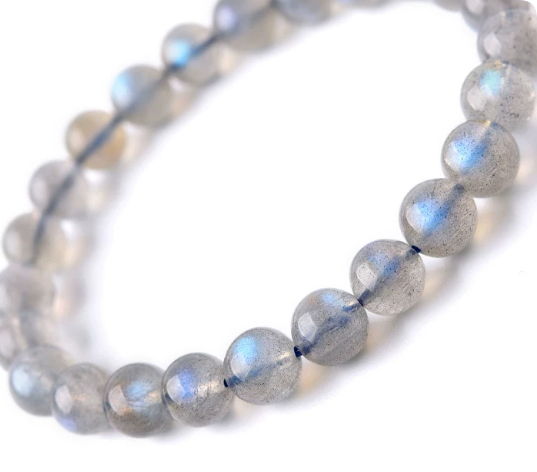 Moonstone Single-ring Buddhist Prayer Beads Crystal Bracelet photo 3