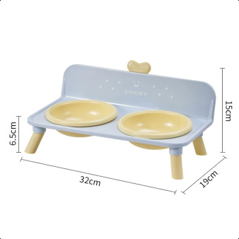 Stainless Steel Elevated Double Bowl With Non-slip And Tip-resistant Design photo 8