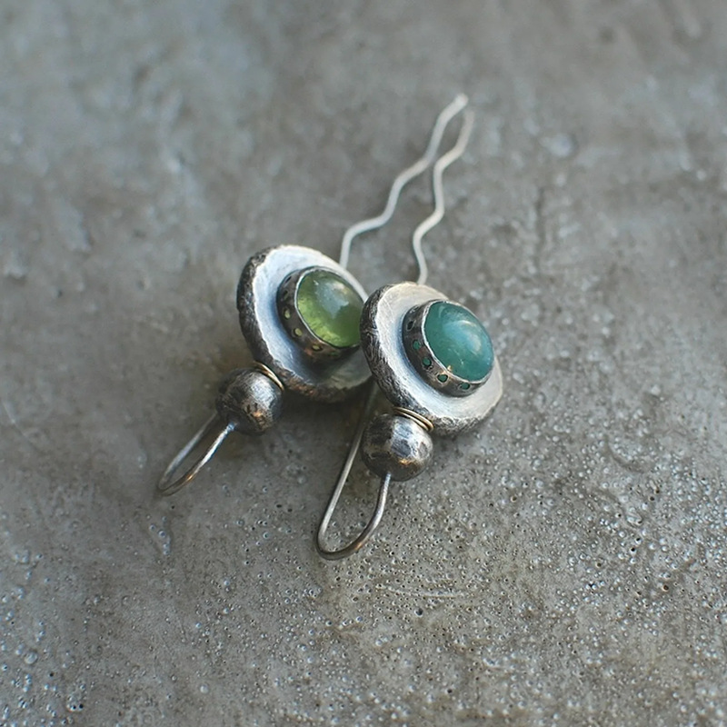 Creative Long Looped Wire Hook-shaped Earrings photo 2