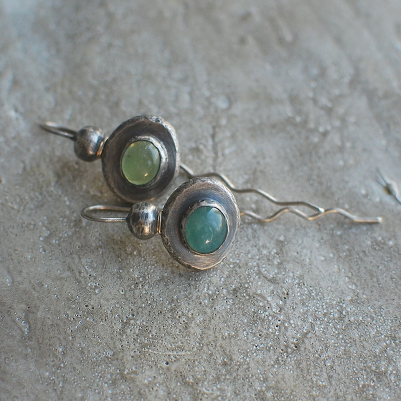 Creative Long Looped Wire Hook-shaped Earrings photo 3