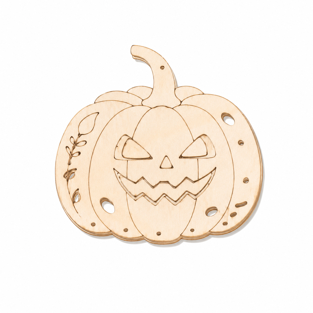 Wooden Pumpkin Wind Chime DIY Craft Kit Pendant Decoration photo 7