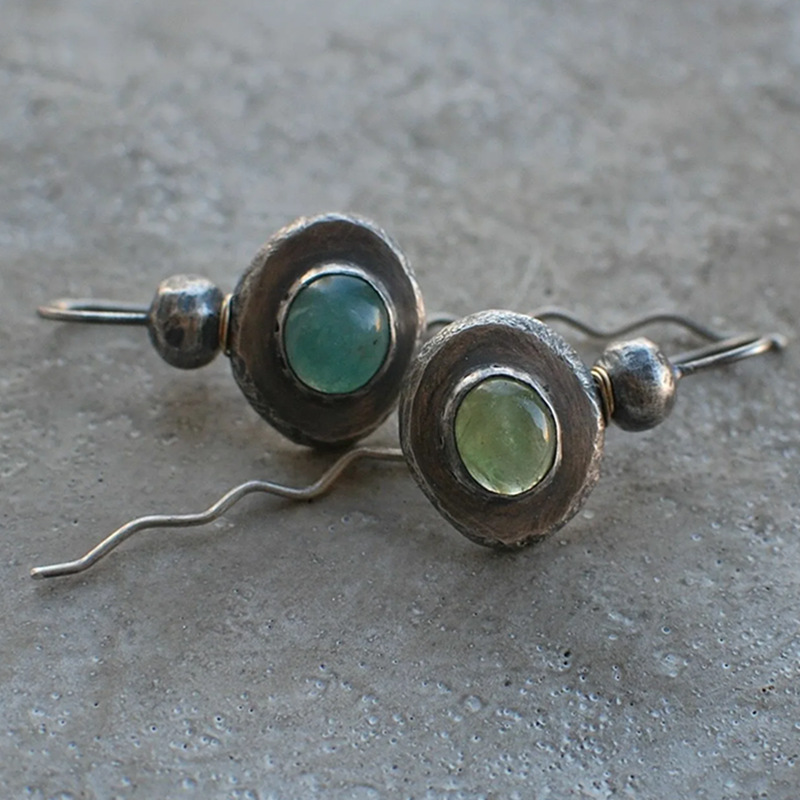 Creative Long Looped Wire Hook-shaped Earrings photo 4