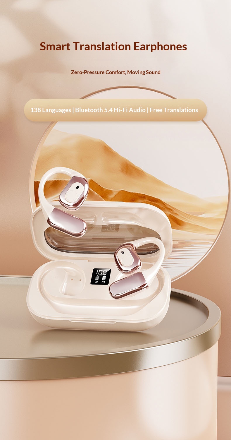 Smart Video Translation Bluetooth Headphones photo 3