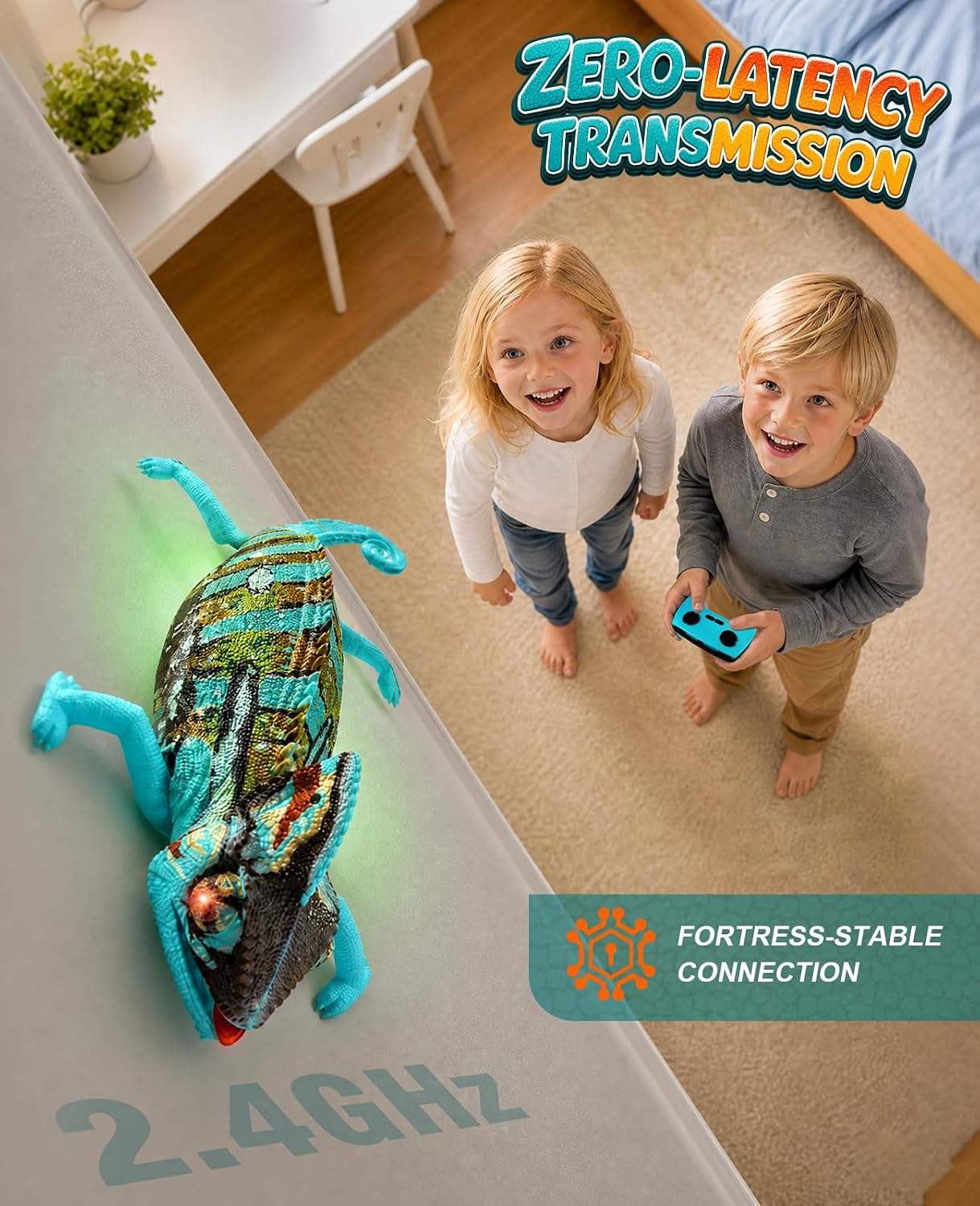 Remote-controlled Wall-climbing Lizard Toy For Children photo 3