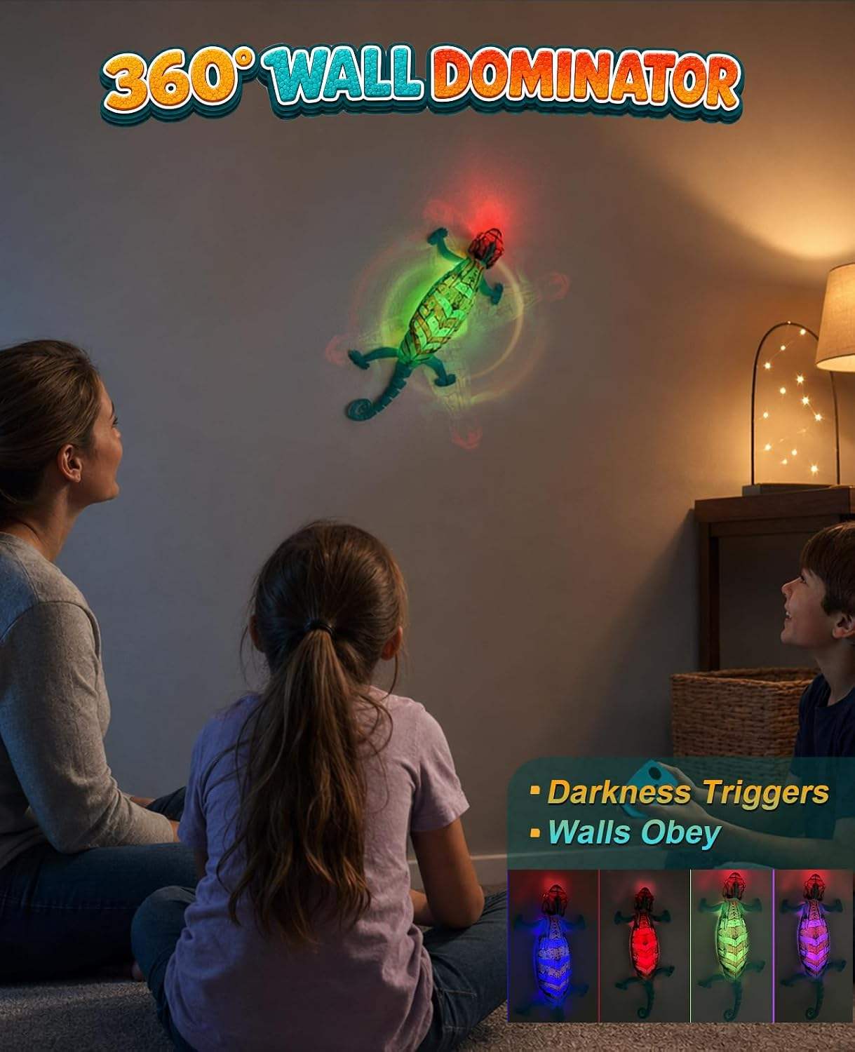 Remote-controlled Wall-climbing Lizard Toy For Children photo 4