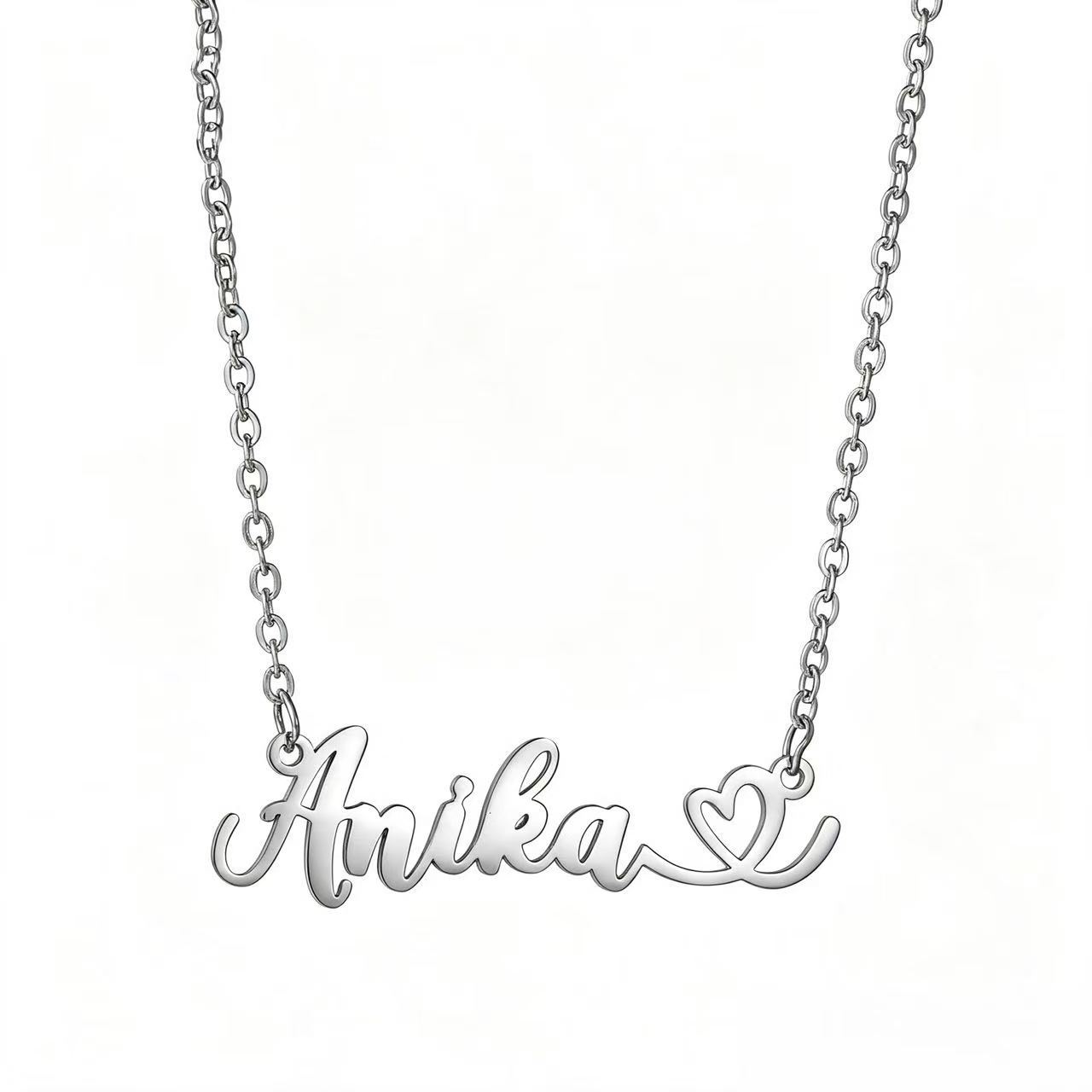 DIY Customized Engraved Name Necklace For Women photo 2