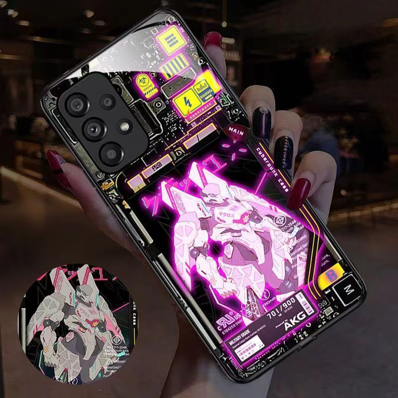 Cyberpunk-style Glowing Phone Case photo 2