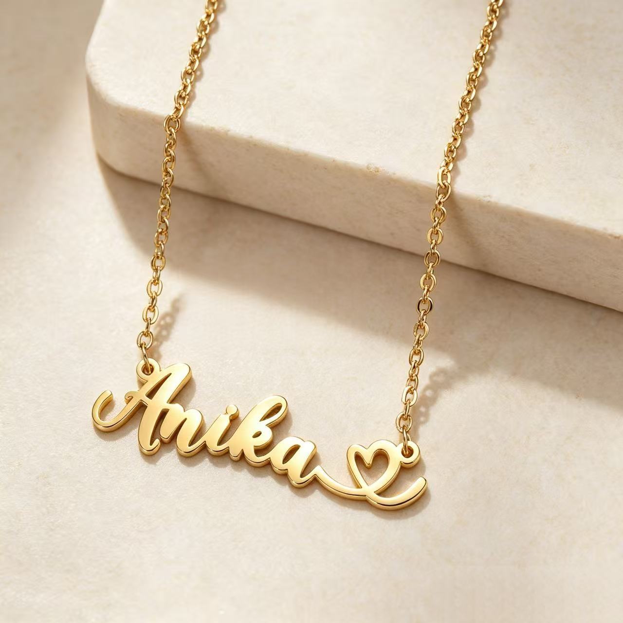 DIY Customized Engraved Name Necklace For Women photo 5