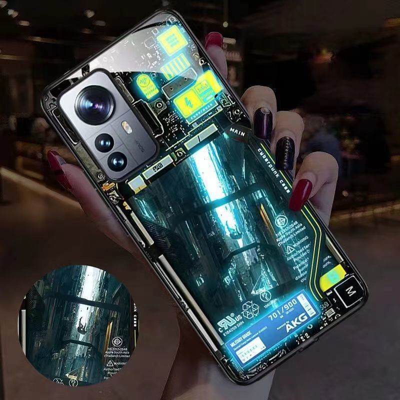 Cyberpunk-style Glowing Phone Case photo 5