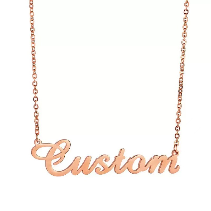 DIY Customized Engraved Name Necklace For Women photo 3