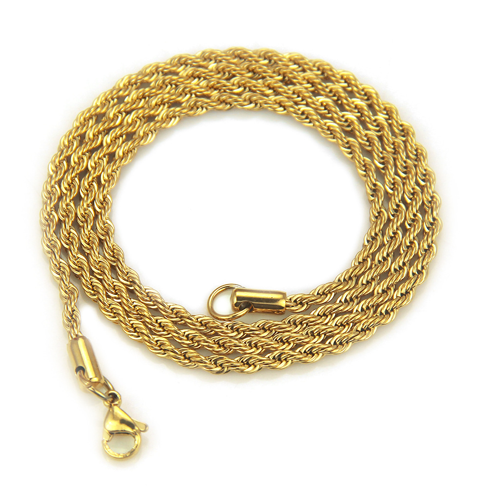 Stainless Steel Twist Chain With Chain Twisted Chain Multi-size photo 4