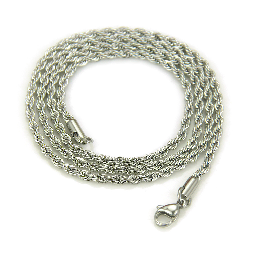 Stainless Steel Twist Chain With Chain Twisted Chain Multi-size photo 8