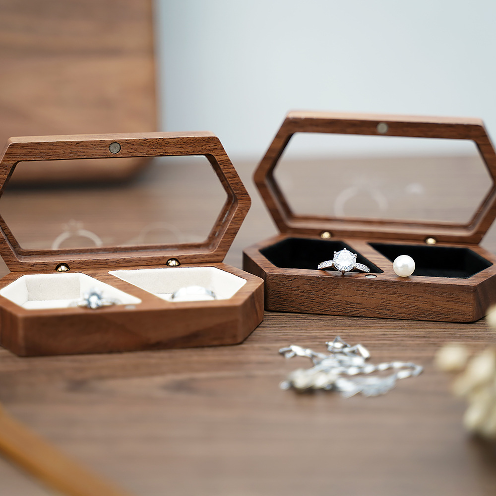 Portable Wooden Jewelry Box For Household Use photo 7