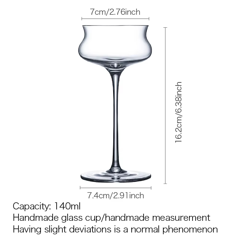 Korisun Crystal Glass Stemware Commercial-Grade Cocktail Glass photo 2