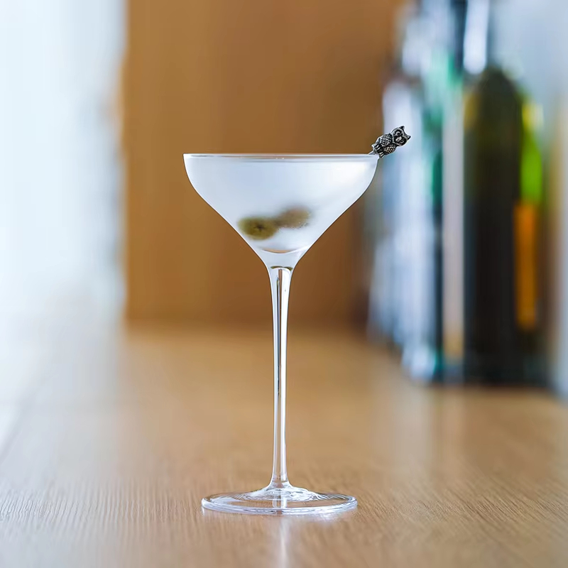 Lead-free Crystal High-stemmed Martini Glass photo 1