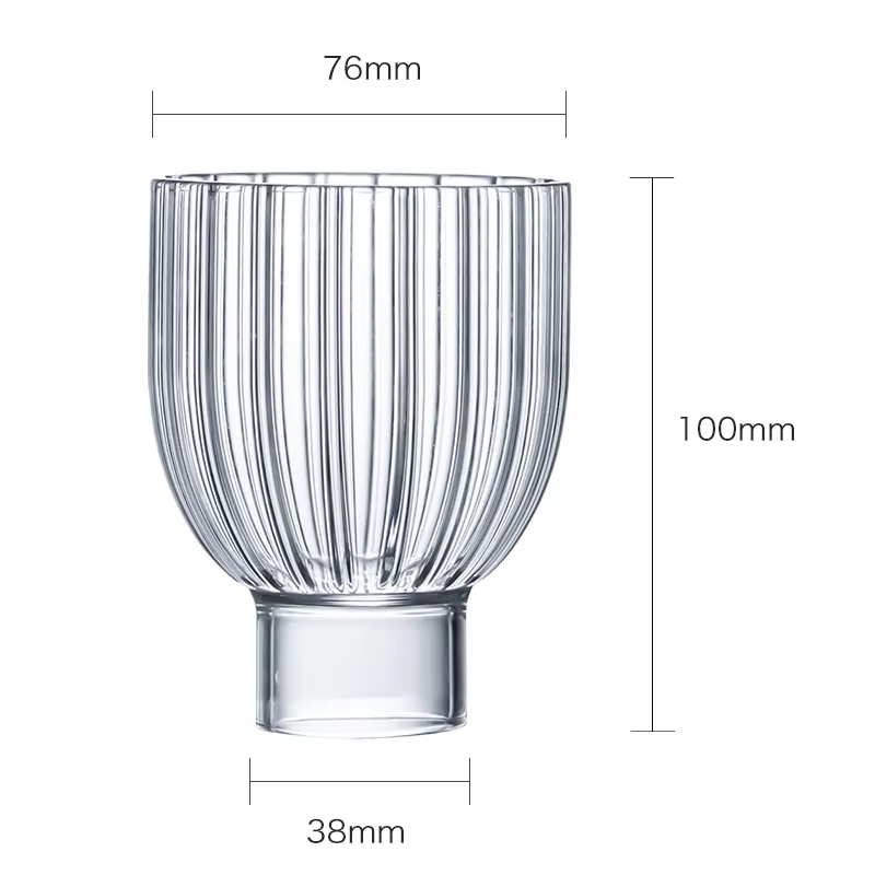 Striped Juice Glass High-quality And Stylish photo 2