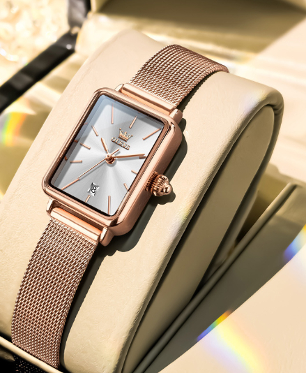 Best-selling Square-strap Ultra-thin Quartz Waterproof And Luminous Womens Watch photo 2