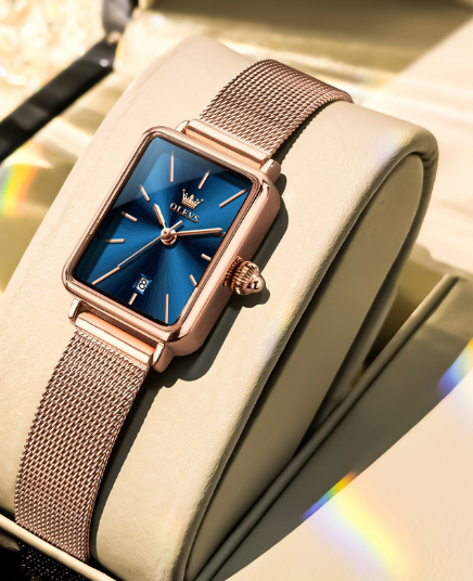 Best-selling Square-strap Ultra-thin Quartz Waterproof And Luminous Womens Watch photo 5